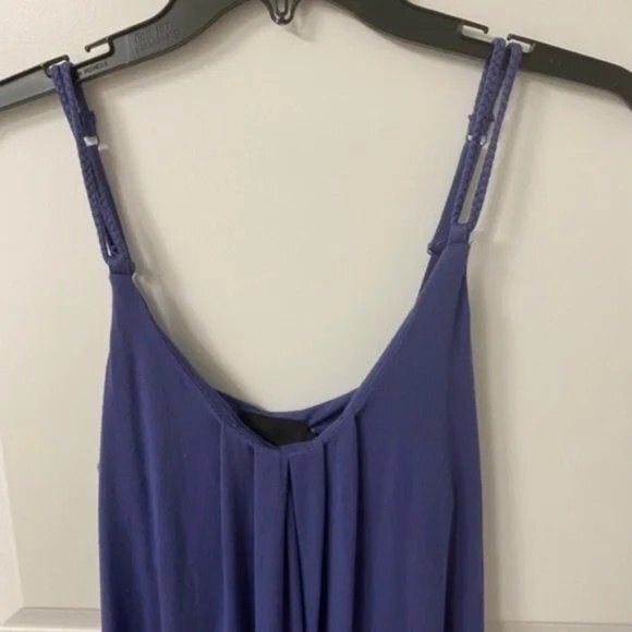 Cynthia Rowley Women's High Low Sleeveless Maxi Dress. Purple Blue. Small. - Picture 13 of 16